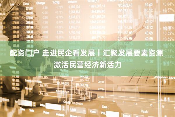 配资门户 走进民企看发展丨汇聚发展要素资源 激活民营经济新活力